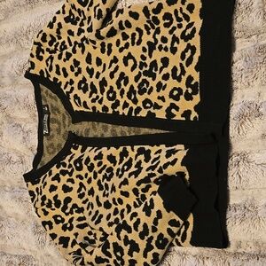 Leopard Shrug/Bolero Sweater